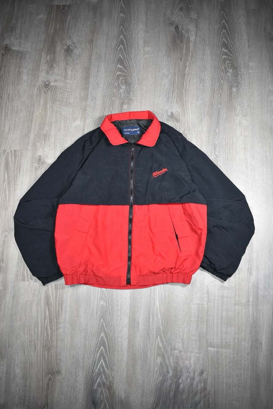 Vintage Swingster Milwaukee Tool Colorblock Jacket Size M